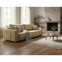 OTTO home Schlafsofa YLVAA 3-Sitzer, 239cm/Schlafsofa (132/198)-OTTO. Verlässliche Qualität, Tonnentaschen-Federkern, Bettkasten, Feinstruktur weich