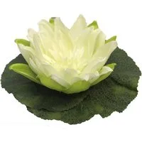 Kunstblume Kunst Seerose SHUOLIN, schwimmend, Creme, Ø18 cm Seerose, artplants