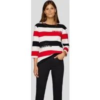 Rabe 3/4-Arm-Shirt gerippte Struktur