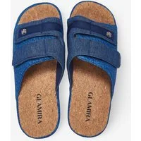 GLAMIRA Marineblaue Herren-Hausschuhe mit Kork Hausschuh (1-tlg) zum Schlupfen