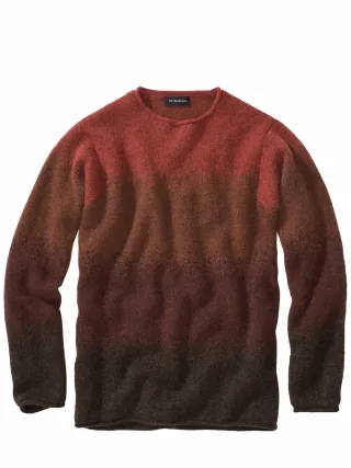 Mey & Edlich Herren Avantgarde-Pullover Braun 50 % Alpaka, 28 % Polyamid, 22 % Schurwolle
