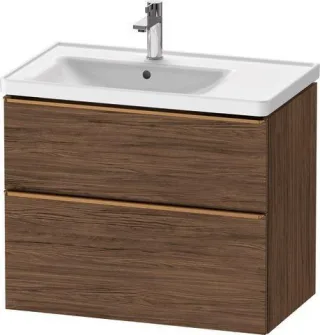 Duravit D-Neo Waschtischunterbau wandhängend Nussbaum dunkel Matt 784x452x625 mm - DE4357004210000 DE4357004210000