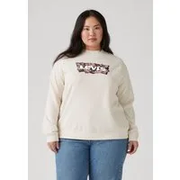 Levi's® Plus Sweatshirt PL GR EVERYDAY CREW mit Batwing-Logo mit Rosenprint