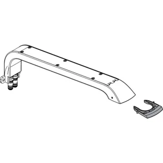 hansgrohe Brausearm Raindance Select E 300 92140000 Showerpipe chrom