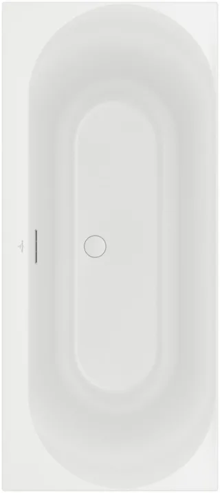 Villeroy & Boch Loop & Friends rechteckige Badewanne, 1700 x 750 mm, Stone White UBA170LOF2V-RW