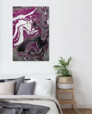 queence Acrylglasbild "Abstrakte Kunst" Abstrakt  Gemälde  Kunst  klassische Fantasie in Marmor-Optik