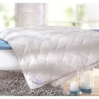 Sympathica Sommerbettdecke Leinen Sommerbett Steppbett 135x200 Sommerdecke waschbar 100% Natur, Füllung: 60% Leinen, 40% Baumwolle
