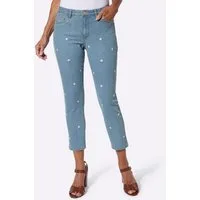 Witt Jeansshorts 7/8-Jeans leicht vertieft