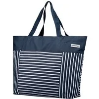 anndora XL-Strandtasche Schultertasche Freizeittasche 40 Liter, Geräumig – Stabil – Mit Reißverschluss – Innen- & Außenfach