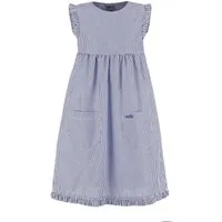 modAS Sommerkleid 10283 Kinder Kleid gestreift mit Rüschen - Mädchenkleid mit Streifen