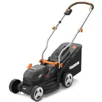 Worx Akkurasenmäher Worx Akku-Rasenmäher WP733E 20 V 33 WG733E, Mit Akku + Ladegerät Radantrieb