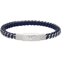Emporio Armani Lederarmband Schmuck Geschenk Edelstahl, Leder