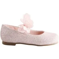 Next Glitzerschuh mit Riemen und Schmetterlingsdetail Ballerina (1-tlg)