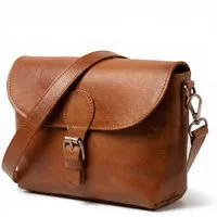 SID & VAIN Umhängetasche YALE Umhängetasche Cross-Body Bag echt Leder, Ledertasche Schultertasche Damen Messenger Bag braun