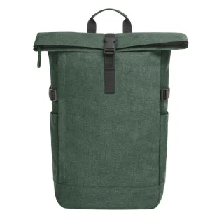 Halfar - "Circle" Rucksack, Recyceltes Polyester (Grün meliert)