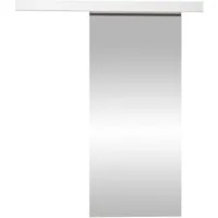 MIRJAN24 Schiebetür Rubi 70 II (Universell - Links / Rechts), Solide Aluminiumgriffe, Selbstschließsystem, Frontspiegel