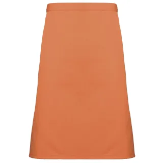 Premier Ladies/Womens Mid-Length Apron (2er-Pack) (Terracotta)