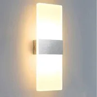 POPOLIC Wandleuchte Moderne minimalistische Acryl-Wandleuchte, 12 W