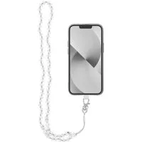 cofi1453 Smartphone-Tragegurt Anhänger Perlen kompatibel mit Smartphone / Kabellänge 74cm (37cm in e