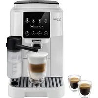 De'Longhi Kaffeevollautomat Magnifica Start ECAM220.61.W - 4 Rezepte, perfekter Milchschaum, weiß, 250g-Bohnenbehälter + Behälter für Filterkaffee, autom. Reinigung