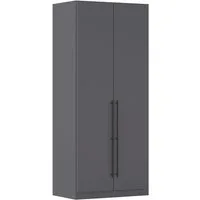 OTTO home Kleiderschrank Mehrzweckschrank Aktenschrank Möbel Mietswohnung Schlafzimmer AVOLA (3 verschiedene Ausstattungen BASIC/CLASSIC/PREMIUM (inkl. SOFT-CLOSE) mit hochwertigen Stangengriffen in Schwarz aus Metall MADE IN GERMANY