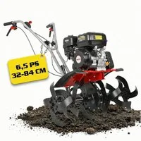 Hecht Benzinmotorhacke Gartenfräse 785 Gartenhacke Motorfräse Motorhacke, 84 cm Arbeitsbreite, 6,5 PS, 155 U/min, Stahlgehäuse