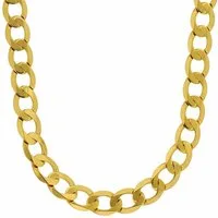 HOPLO Goldarmband Goldkette Panzerkette Länge 19cm - Breite 5,0mm - 585-14 Karat Gold, Made in Germany