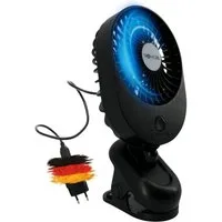 TronicXL Tischventilator Ventilator mit Clip Klipp Klemme für Steckdose 230V Clipventilator, Klemmventilator klein Tisch Lüfter Büro