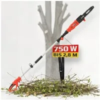 Hecht Hochentaster Elektro 971W inklusive Tragegurt Schwertschutz, bis 4,50 m Arbeitshöhe, 750 W, 24 cm Schnittlänge