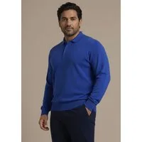 Man's World Plus Poloshirt auch in Grosse Größen bis Gr. 7XL Bauch-Fit mit Langarm, klassischer Polokragen, mit Knopfleiste am Ausschnitt