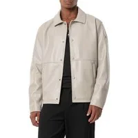 RedBridge Lederimitatjacke aus Kunstleder - Leicht oversized bequeme Passform, zeitloses Design