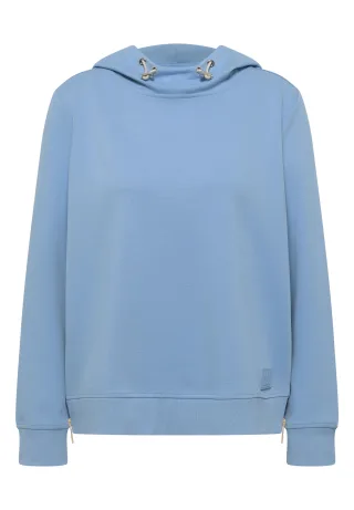 CECIL - Hoodie mit Zipper-Details cloud blue - Gr. - M