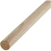 SO-TECH® Kleiderstange Garderobenstange Rundstab Holzstab zum Basteln Ø 30 mm Eiche (1 St), Länge: 50 cm