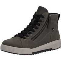 Rieker Sport Schnürboots Stiefelette, High Top Sneaker, Freizeitboots mit Reißverschluss