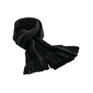 Beechfield - "Classic" Strickschal für Herren/Damen Unisex (Schwarz)