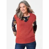 GOLDNER Strickpullover Pullunder