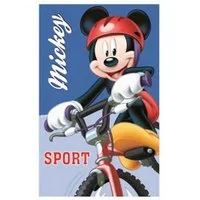 Disney Badetücher Disney Mickey Sporty Navy-Blü Handtuch, Baumwolle (1-St)