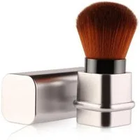 DEBAIJIA Puderpinsel Einziehbare Make-up Pinsel Tragbare Puderpinsel mit Abdeckung