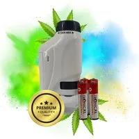 TronicXL Grow Taschenmikroskop + Akkus Lupe Mikroskop für Trichome Ernte Weed Minimikroskop (120x-60x)