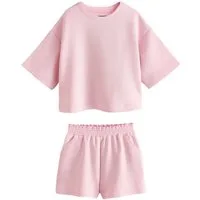 Next T-Shirt & Shorts Superweiches Set aus T-Shirt und Shorts (2-tlg)