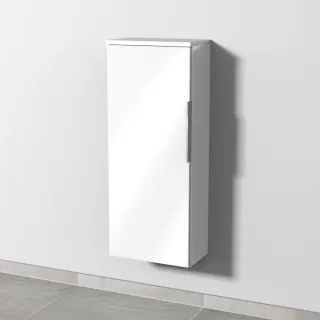 Sanipa 3way Mittelschrank mit 1 Tür, Weiß-Glanz, UF16878 UF16878