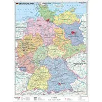STIEFEL Poster Deutschland politisch 67 x 91 cm