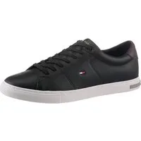 Tommy Hilfiger ESSENTIAL LEATHER DETAIL VUL Sneaker, Freizeitschuh, Halbschuh, Schnürschuh mit gepolstertem Schaftrand