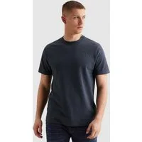 PME LEGEND T-Shirt Short Sleeve Jacquard Striped mit Rundhals, Baumwoll-Qualität