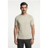 BOSS GREEN Kurzarmpullover KN_Momentum-Lite TS Kurzarm, Regular Fit, Baumwollmischung