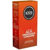 EXS Kondome Delay Endurance - aktverlängernde Kondome Packung mit, 12 St., Kondome gegen vorzeitigen Samenerguss, für mehr Ausdauer und Standfestigkeit