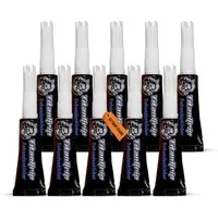 Bestlivings Sekundenkleber Gel extra stark, (5-tlg), hitze- und kältebeständig, für Holz, Metall, Kunststoff, Porzellan