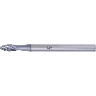 PFERD TOOLS Hartmetall Hochleistungsfrässtift ALLROUND Flamme B Ø 03x07mm Schaft-Ø 3mm HICOAT beschichtet für Stahl - 21001094