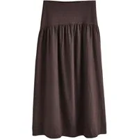 Next Maxirock Maxirock aus Leinenmix mit tief angesetzter Taille (1-tlg)