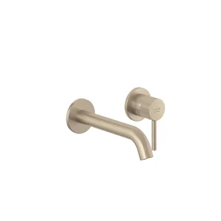 KLUDI BOZZ Waschtisch-2LOCH-WAND-Einhandmischer Ausladung 230 MM Stainless Brause Nickel 38245N576